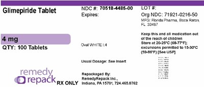 MM1 - Glimepiride 4mg 70518 4485 00